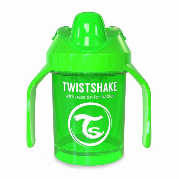Поильник Twistshake Mini Cup. 230 мл. Зелёный. Возраст 4+m