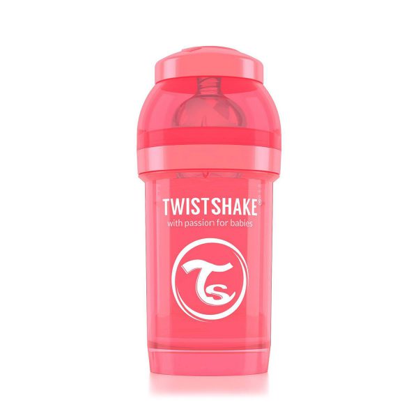 Бутылочка для кормления Twisthake 180 мл. персиковая
