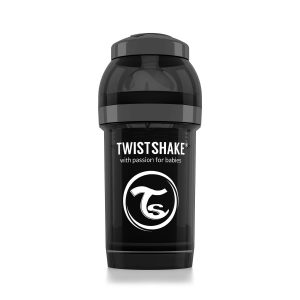Бутылочка для кормления Twisthake 180 мл. чёрная