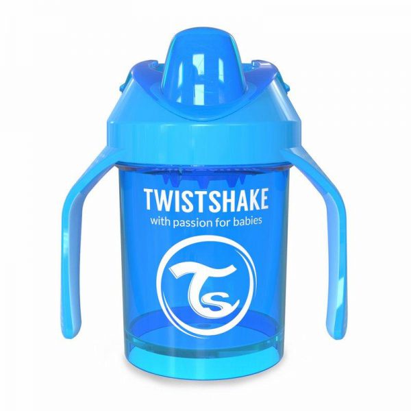 Поильник Twistshake Mini Cup. 230 мл. Синий. Возраст 4+m