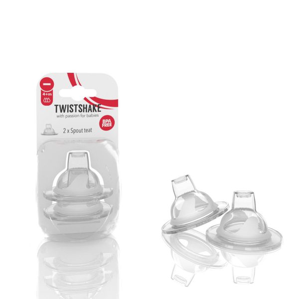 Носик-поильник для бутылочки Twistshake (2 шт). Возраст 4+m