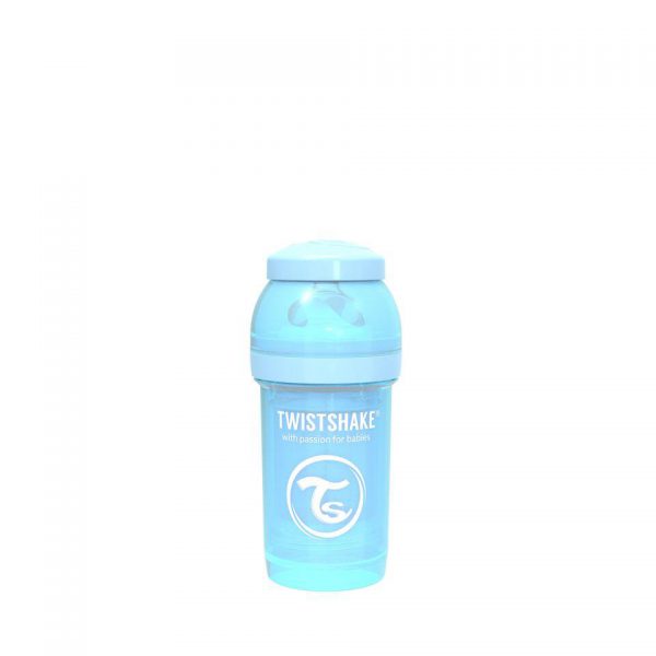 Антиколиковая бутылочка Twistshake для кормления 180 мл. Пастельный синий