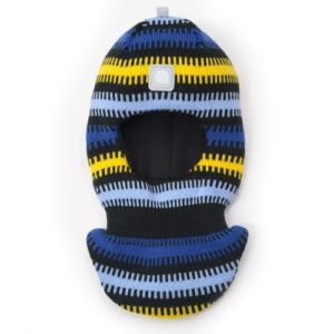 Шапка шлем Artel зима синий желтый