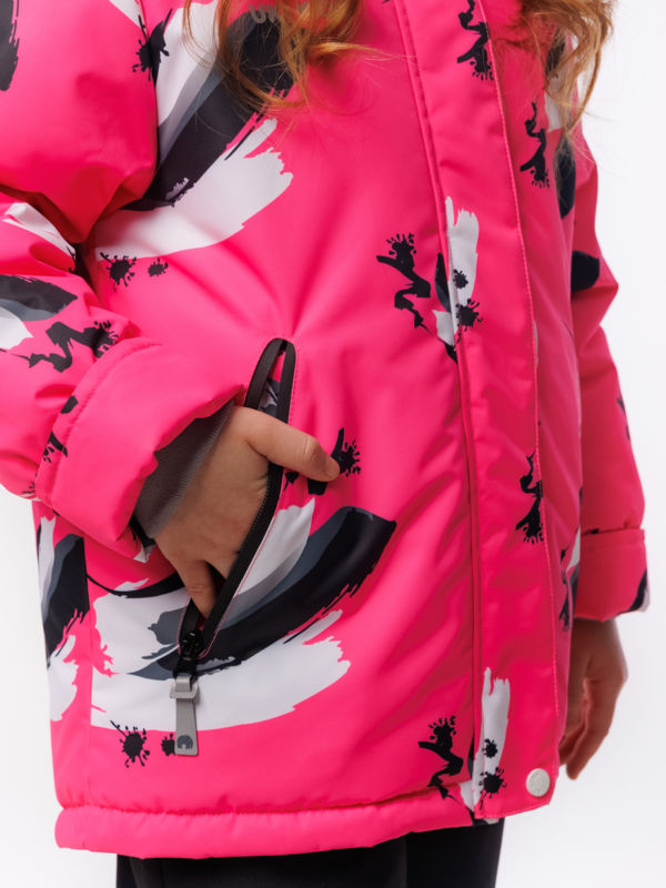 Зимний комплект Юки Кидс Вдохновение 110-128 розовый