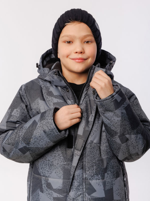 Зимний костюм Uki Kids Максим 116-134 серый