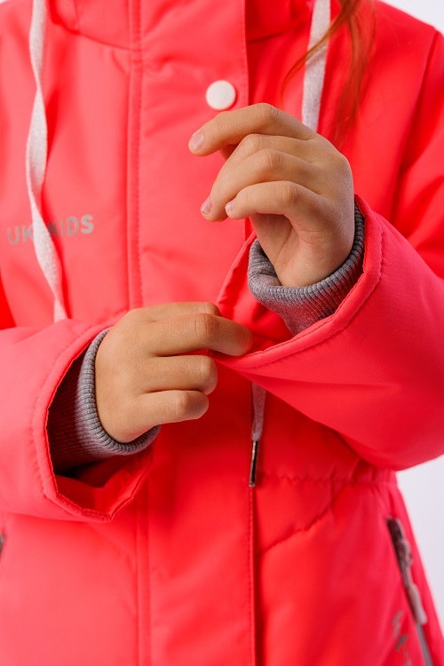 Куртка демисезонная ХЕЙЗИ 98-122 Uki Kids розовая